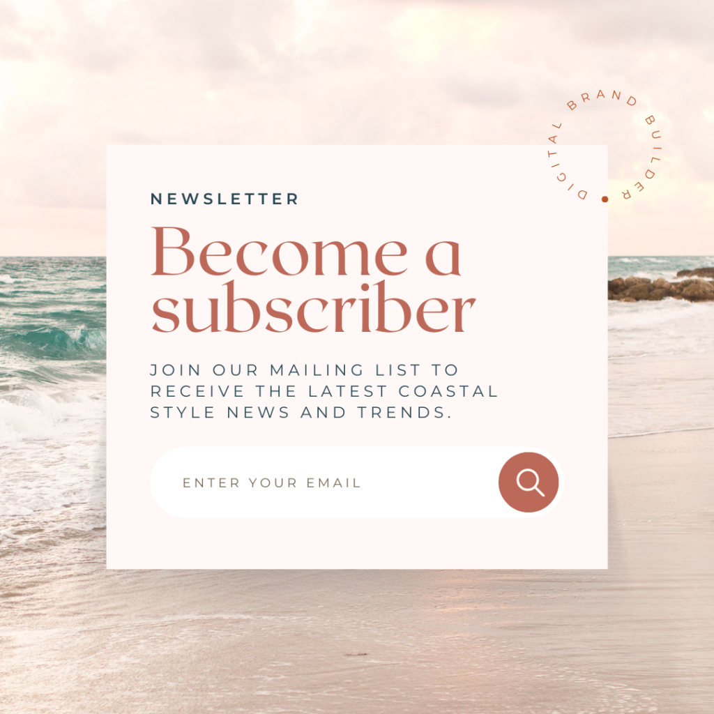 photo of "become a subscriber" box for newsletter
